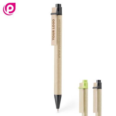 Penna a sfera ecologica Bamboo con grip antiscivolo - RUB -