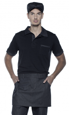 Grembiule Personalizzato Nero Profilo Fluorescente