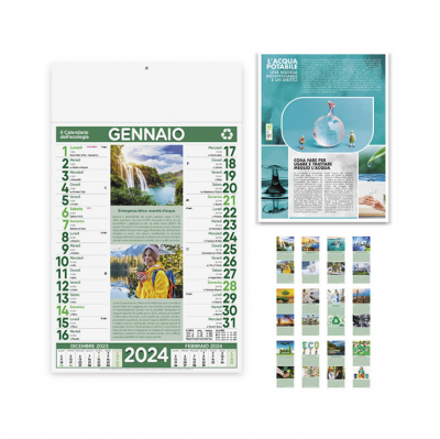 Calendario illustrato mensile Orto e Giardino